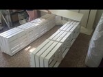 how to make your own bedframe diy crate and pallet bed frame pinterest inspired